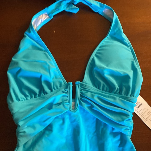 Upopby blue onepiece swimsuit nwt size small - Picture 4 of 9
